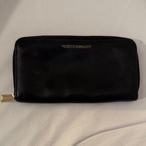 Rebecca Minkoff Black Zip-Around Wallet